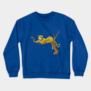 Leopard Relaxing Crewneck Sweatshirt